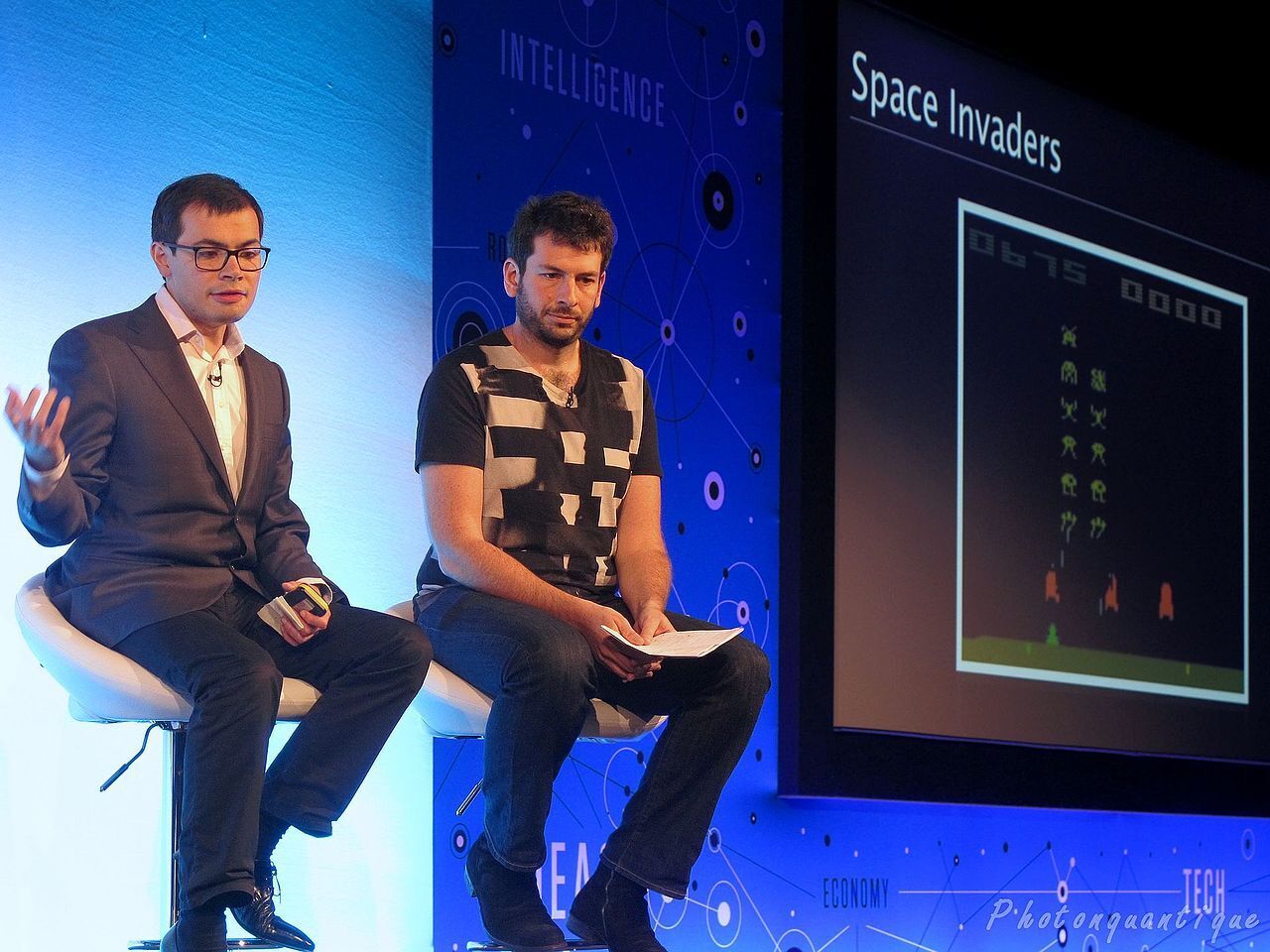 Seamgen-demis-hassabis-co-founder-ceo-and-blaise-aguera-y-arcas-google-deepmind-wired-conference-in-london