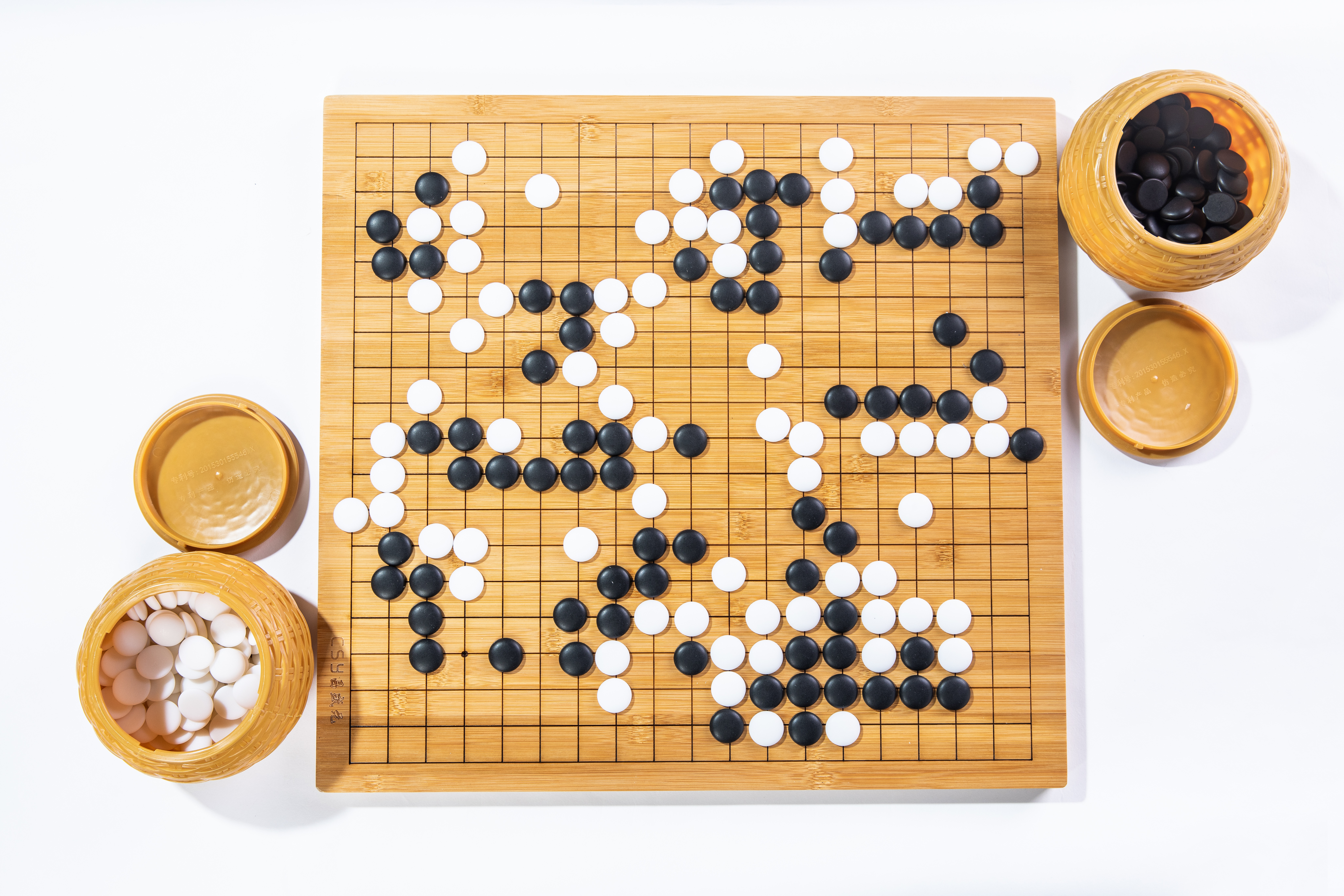 high-angle-shot-of-baskets-of-checkers-pawns-and-t-2025-02-02-13-47-59-utc